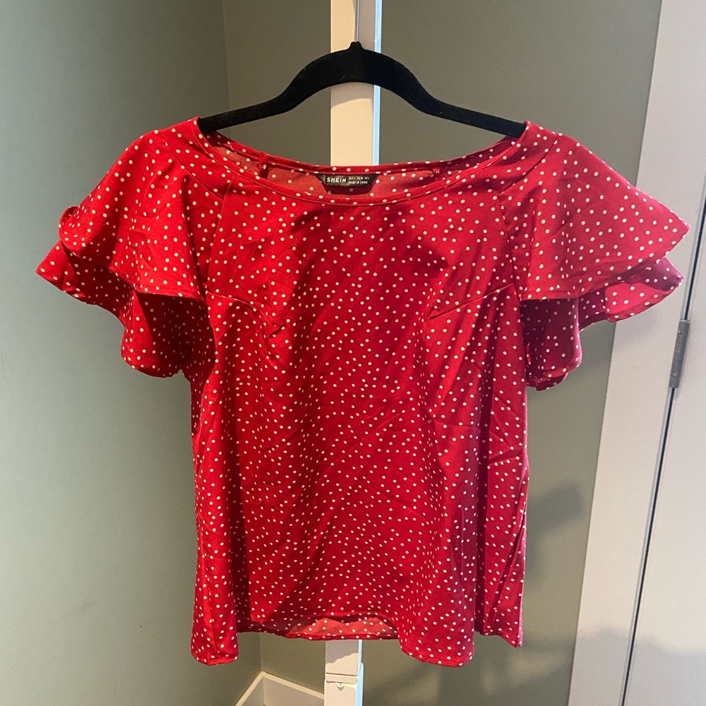Polka dot top